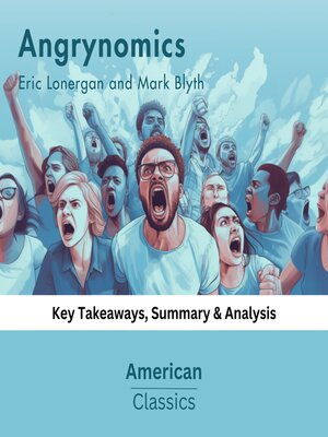 cover image of Angrynomics by Eric Lonergan and Mark Blyth